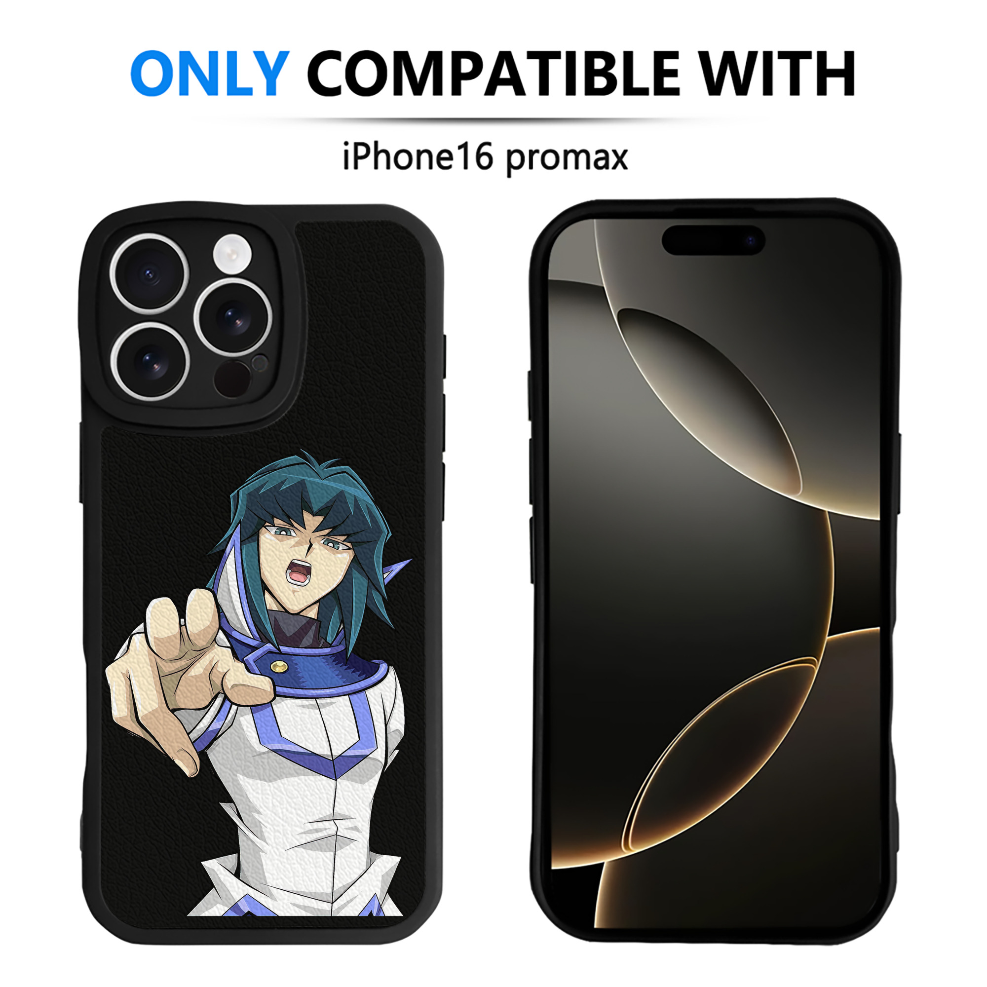 遊☆戯☆王 Yu-Gi-Oh! 【iPhone 16シリーズ対応】シリコンスマホケース（レザー調） 材質：シリコン